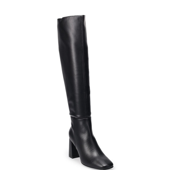SO Shoes - Black Knee-High Women's Boots